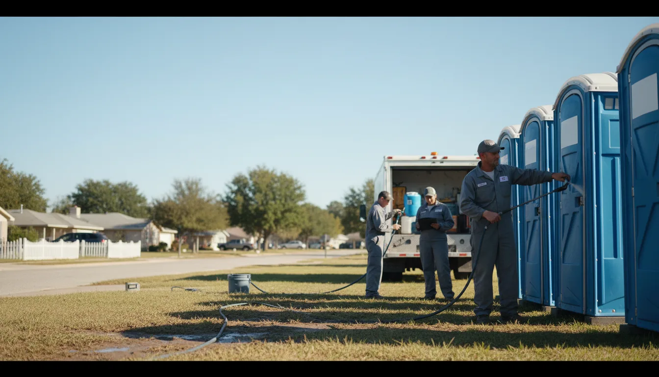 Long-Term Portable Toilet Rental in Whitesboro, OK near me